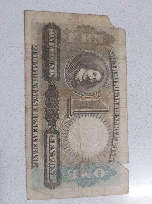 1928 ONE POUND-EEN POND W.H. CLEGG F CONDITION